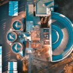 Park Narodowy Los Glaciares – Przyroda w Najczystszej Formie Oszałamiający widok z lotu ptaka na współczesną architekturę w Mendozie w Argentynie, przedstawiający nowoczesny design i krajobraz miejski.