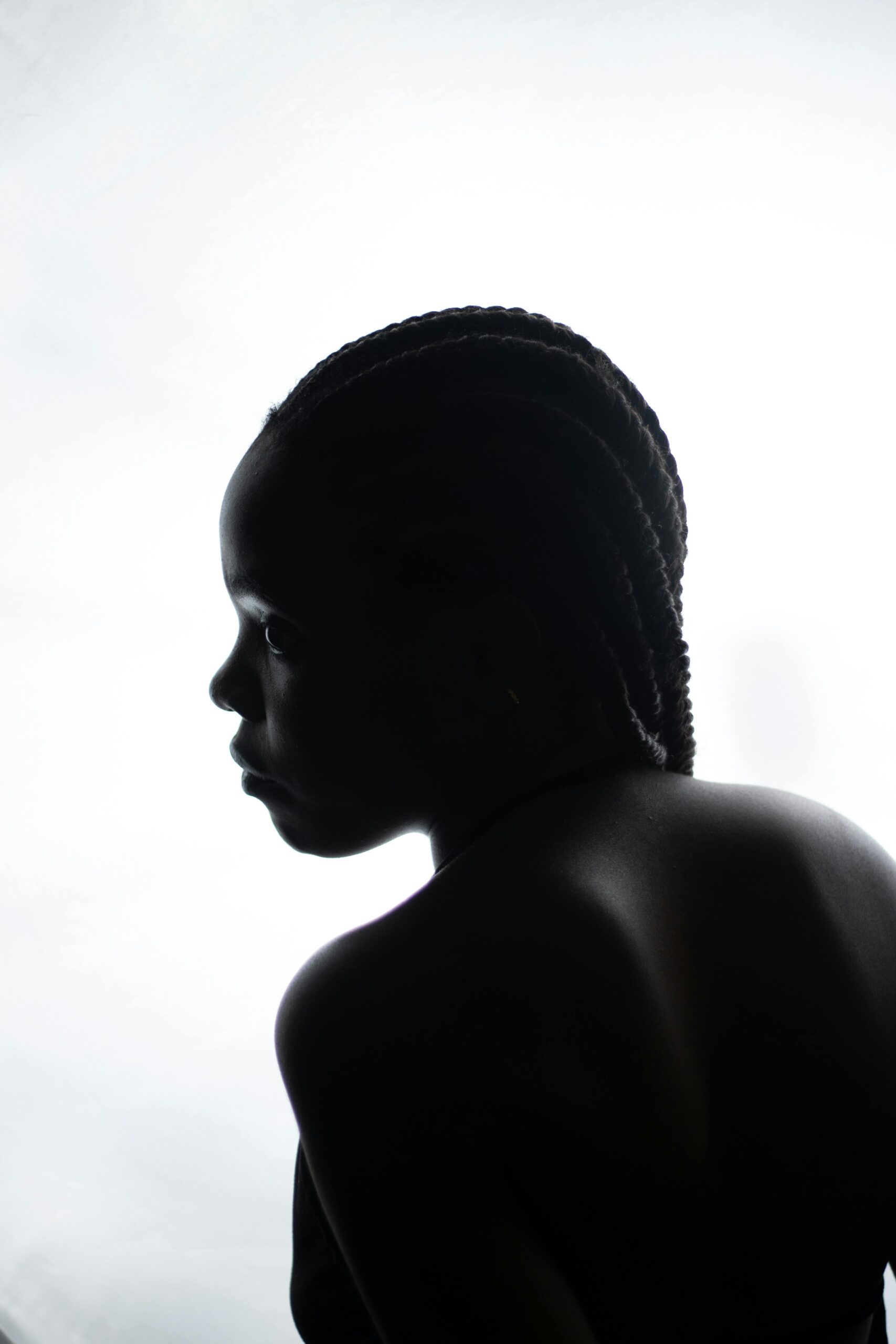 Darmowe zdjęcie stockowe artystycznej sylwetki, pięknej czarnej kobiety